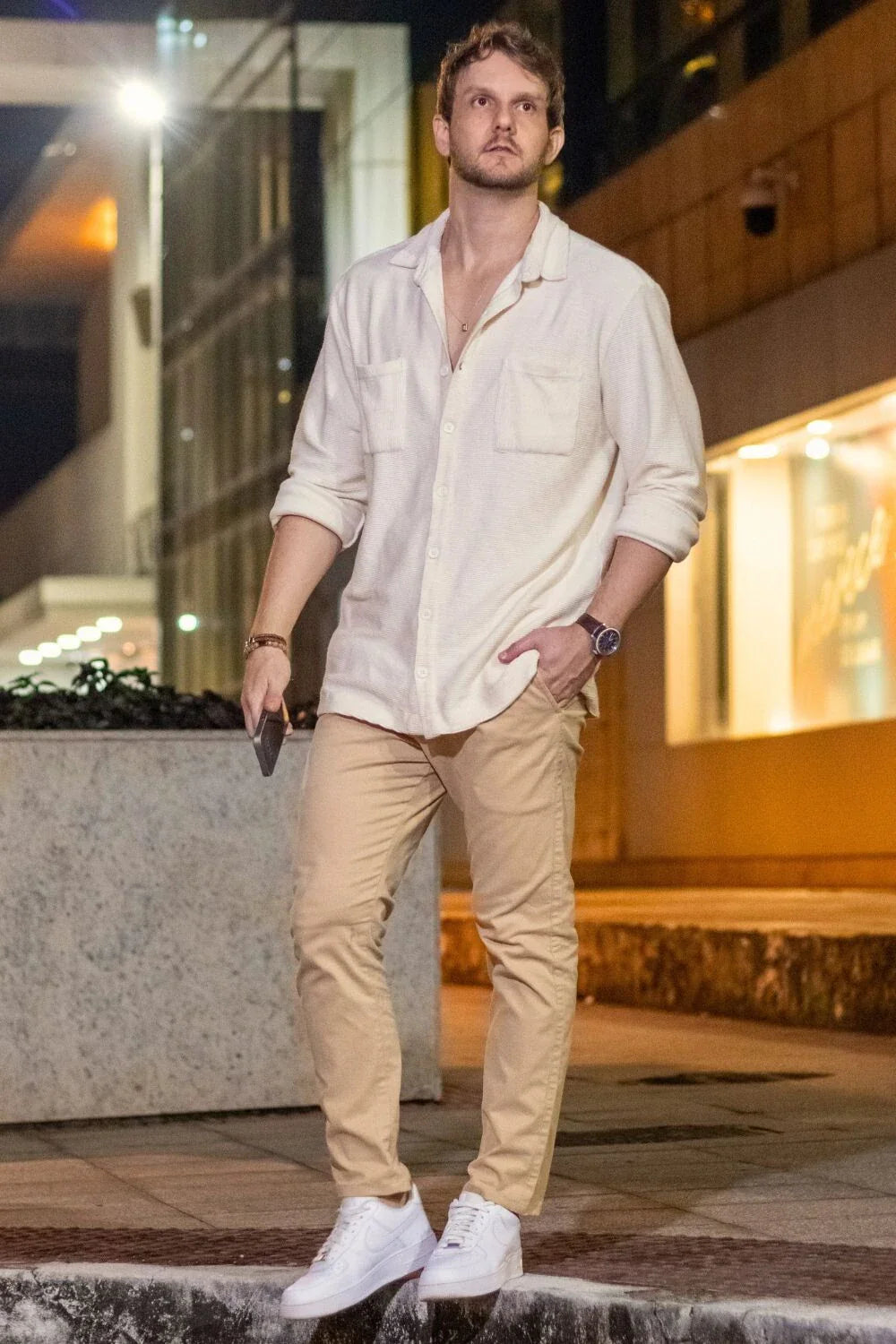 Looks com Camisa Manga Longa Masculina