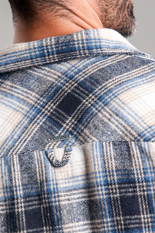 Overshirt Xadrez Azul Collins - Linha Urban