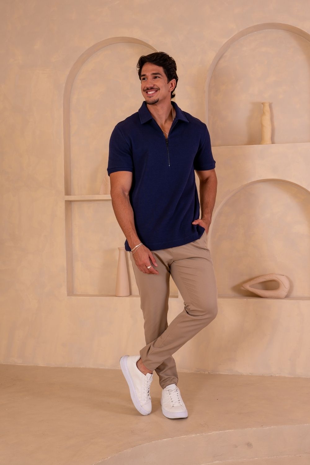 Polo Ravel Azul Marinho - Linha Urban