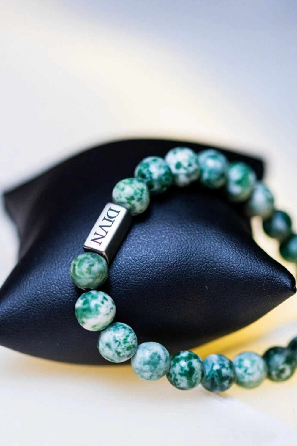 Pulseira de Pedra - Jaspe Verde