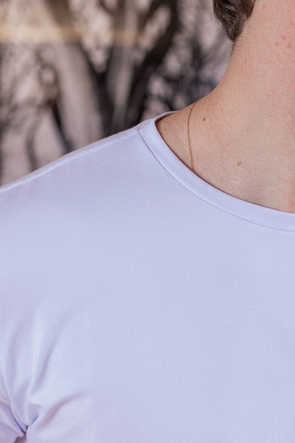 Camiseta Luxor Gold Algodão Egípcio - Linha Essential - Branco