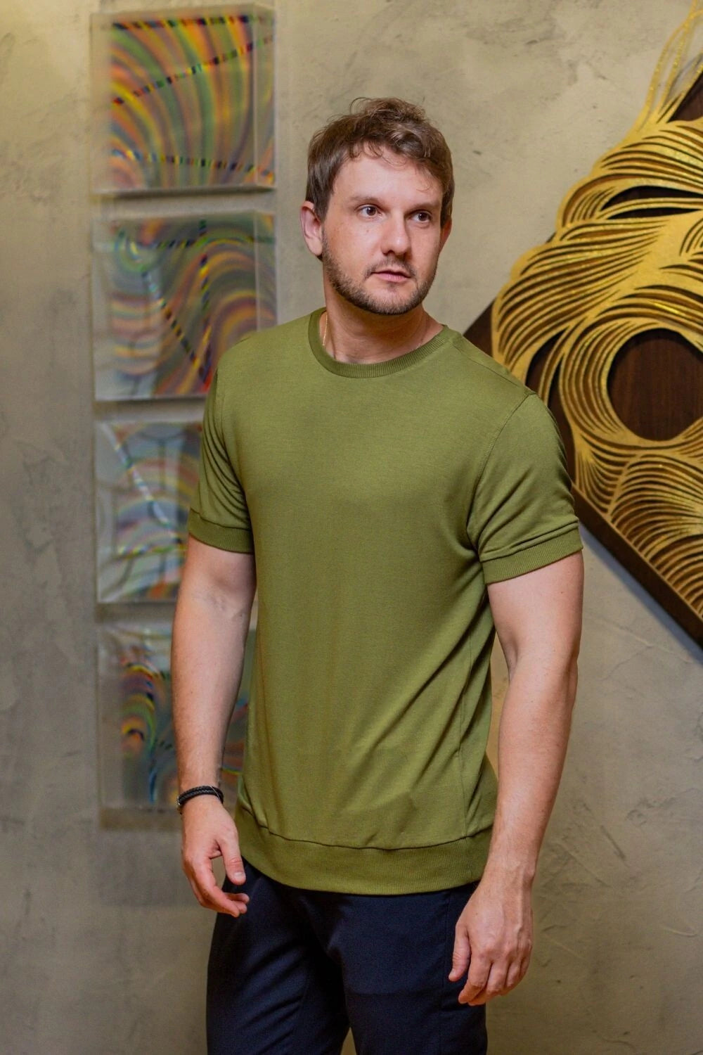 Camiseta Opus - Linha Essential - Verde Oliva