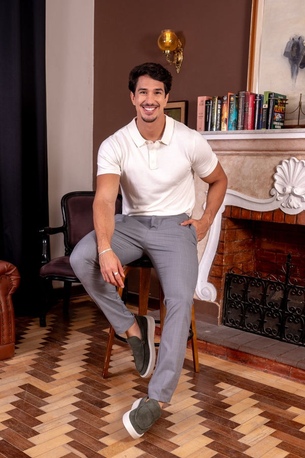Calça Window Gray Xadrez – Linha Rich