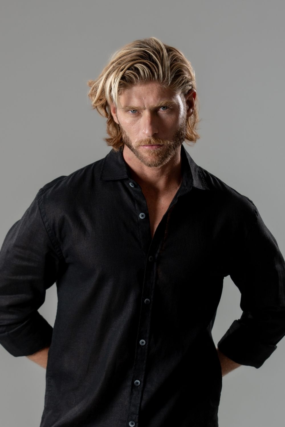 Camisa Portofino Preta – Linha Resort