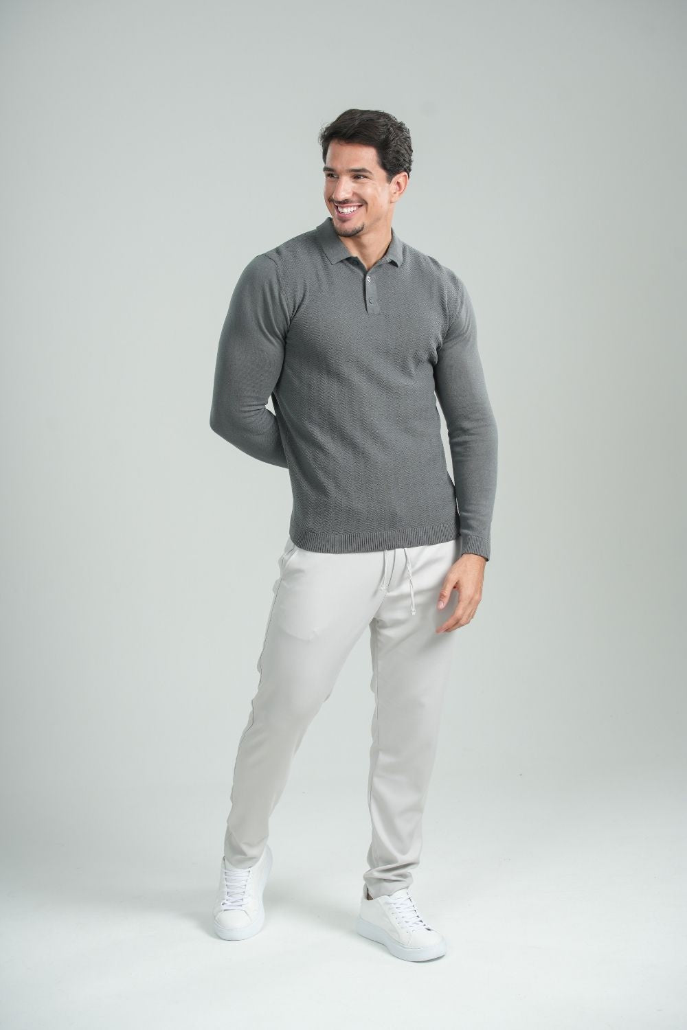 Calça Vance Casual Cinza Claro – Linha Essential