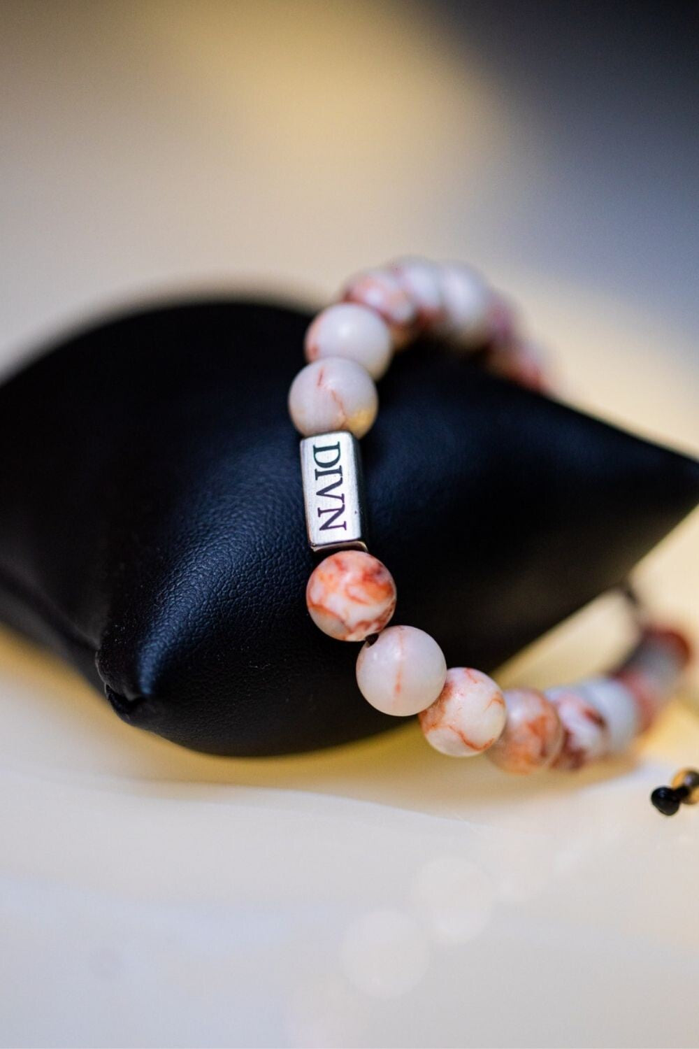 Pulseira de Pedra - Jaspe Rosa