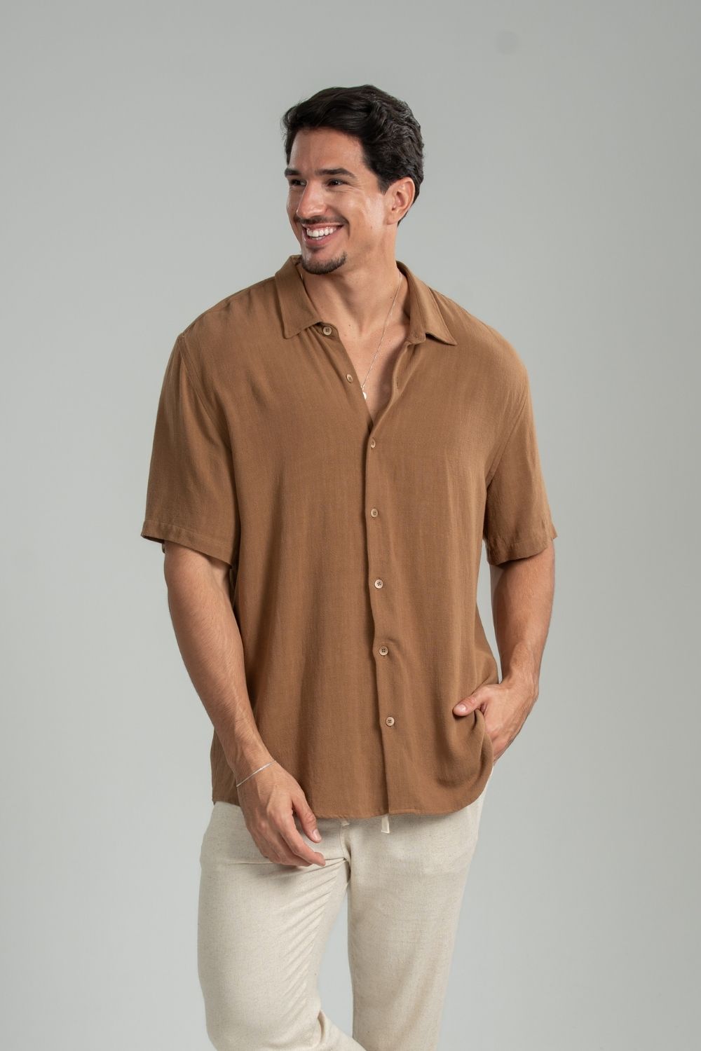 Camisa Great Time - Linha Urban - Marrom