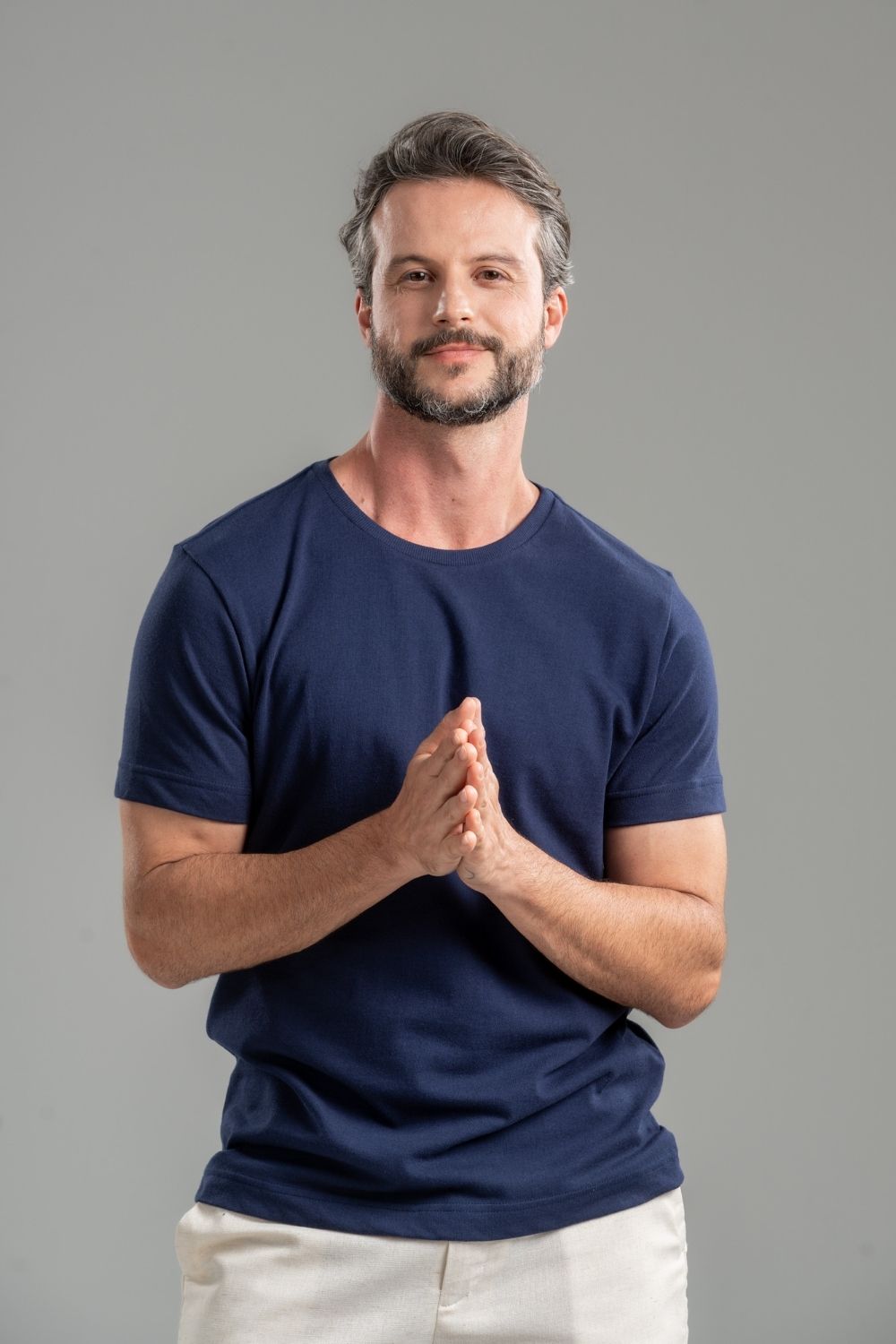 Camiseta Basic Azul Marinho - Linha Essential