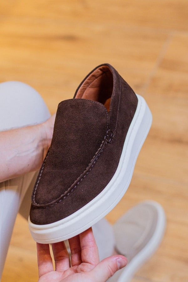 Loafer Portofino Camurça - Linha Resort - Marrom