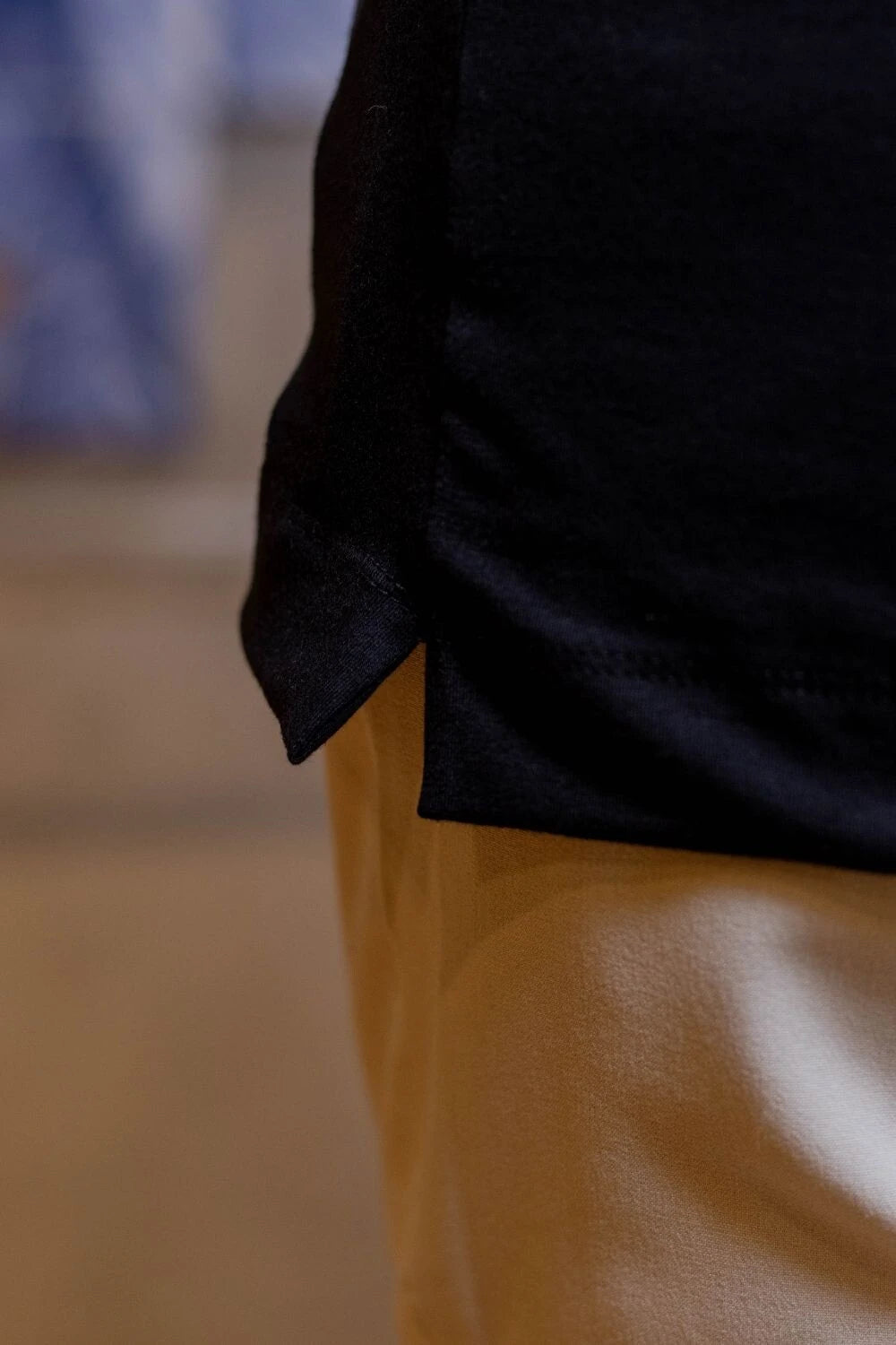 Camiseta Luxor Gold Algodão Egípcio Slim - Linha Essential - Preto