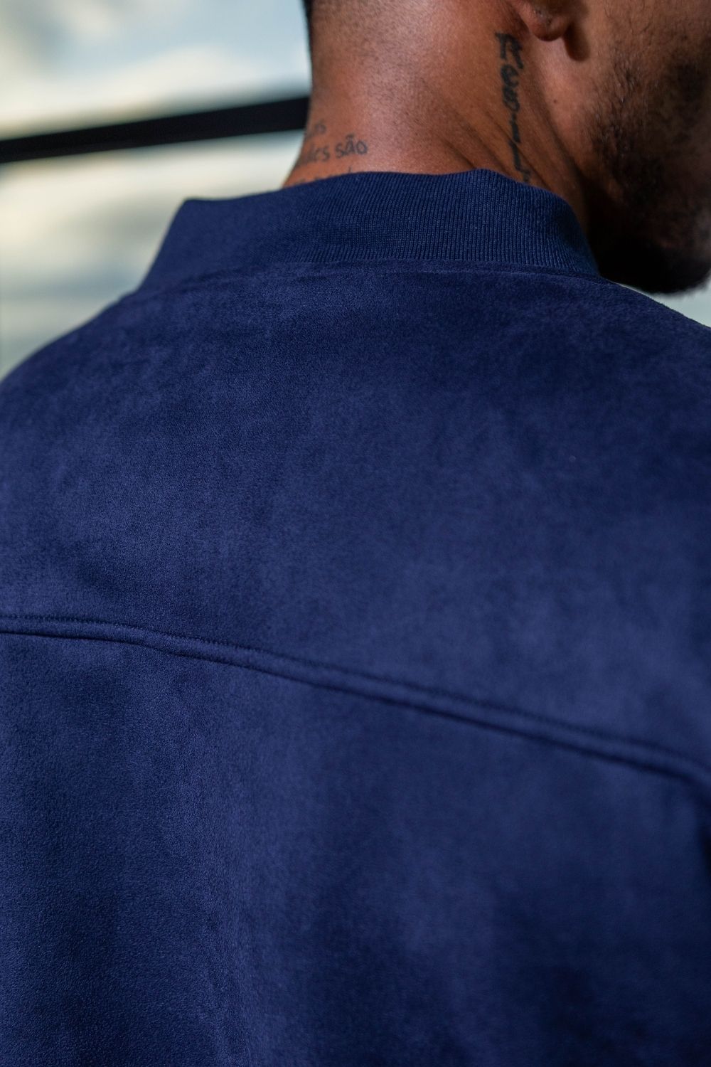 Jaqueta Bomber Mav Azul - Linha Essential