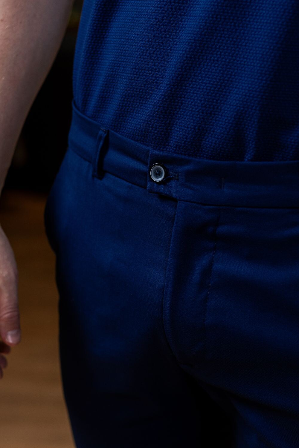 Calça Vance Alfaiataria - Linha Essential - Azul Escuro