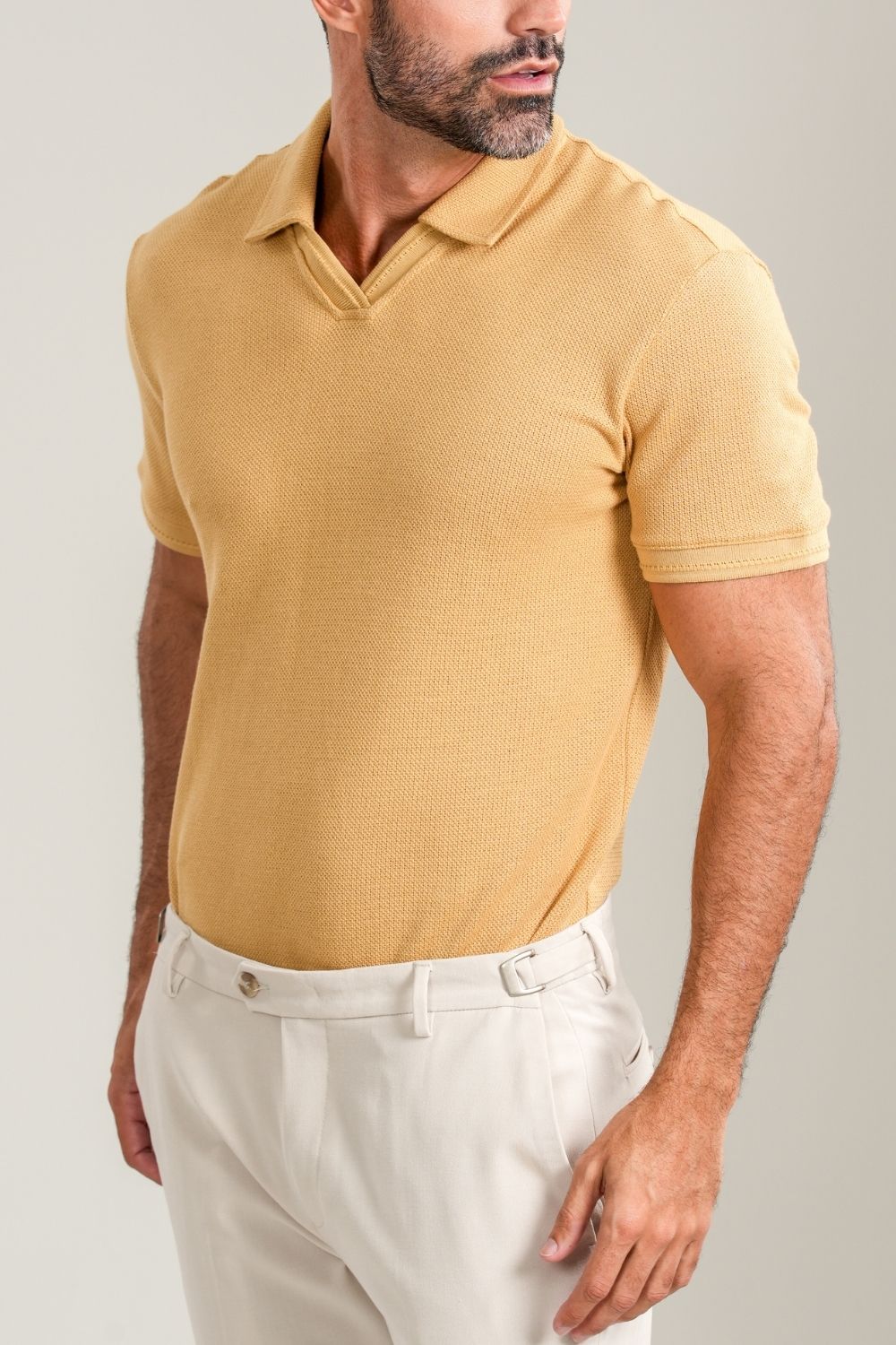 Calça Roman Confort Tec - Linha Rich - Areia
