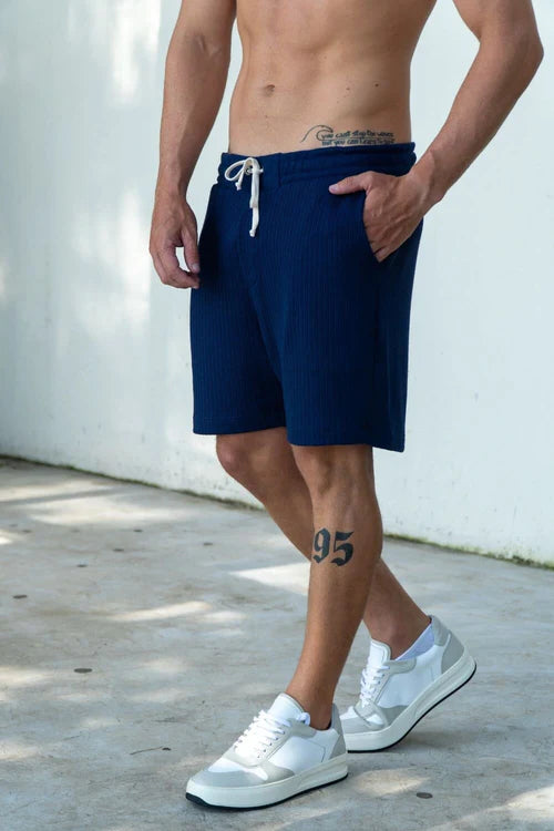 Conjunto Allblue Tricô - Camiseta e Short