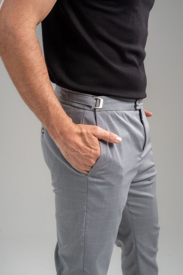 Calça Window Gray Xadrez – Linha Rich