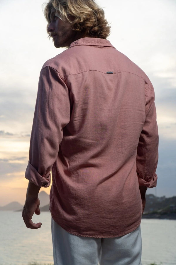 Camisa Resort Ampla - Linha Resort - Rose