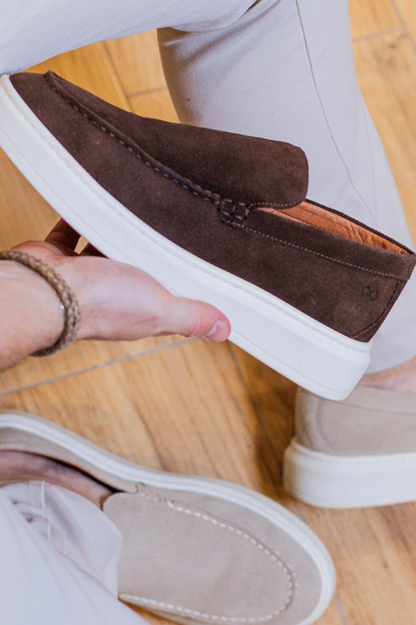 Loafer Portofino Camurça - Linha Resort - Marrom