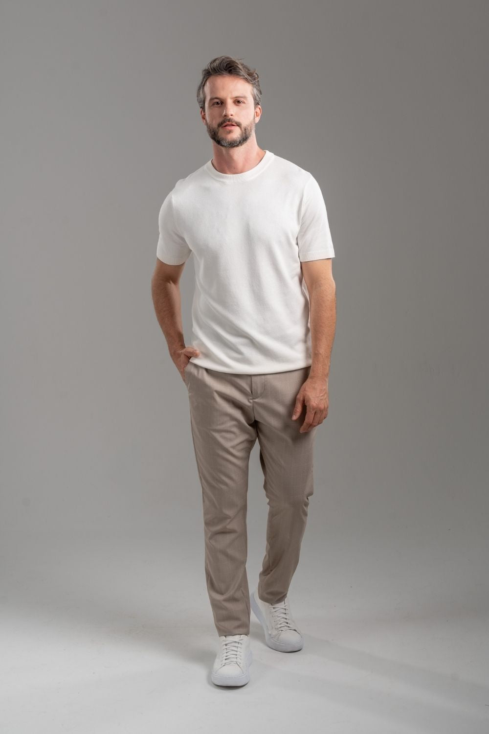 Calça Window Khaki Xadrez – Linha Rich