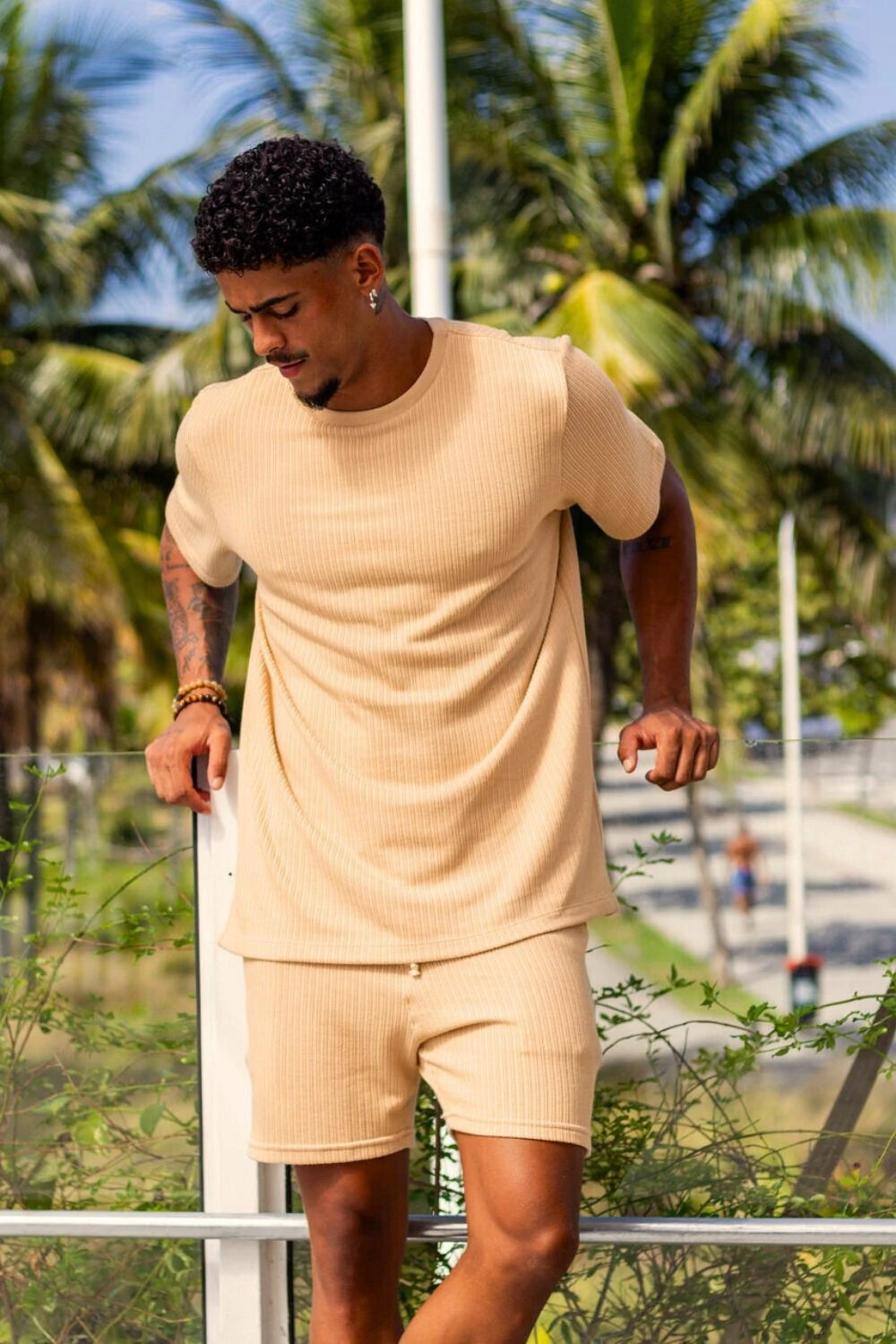 Short Tricô - Linha Urban - Areia