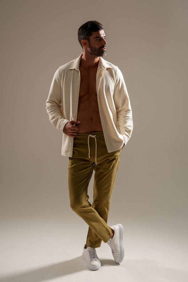 Camisa Texture Off White - Linha Urban