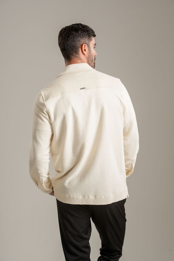 Camisa Texture Off White - Linha Urban