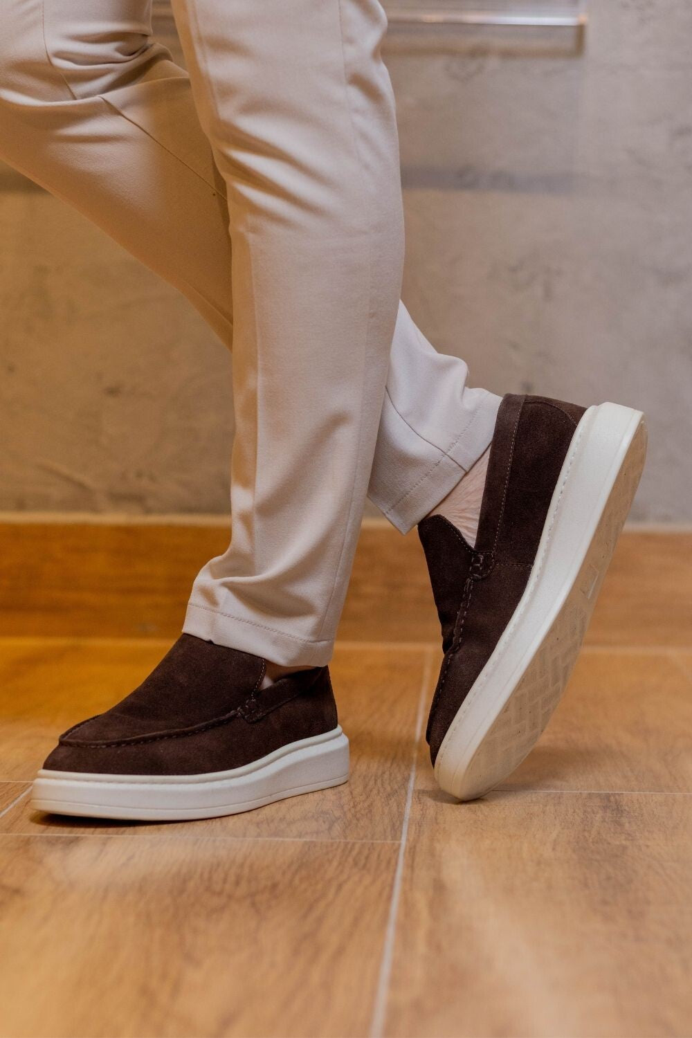 Loafer Portofino Camurça - Linha Resort - Marrom