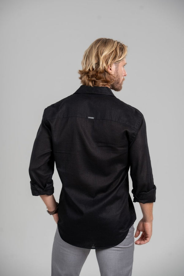 Camisa Portofino Preta – Linha Resort