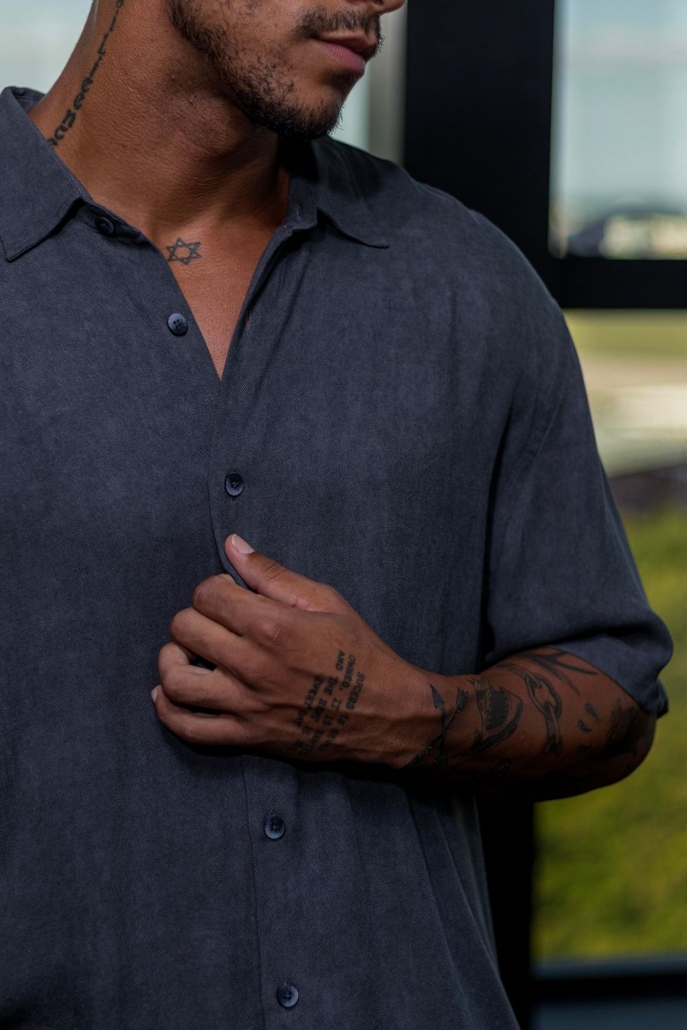 Camisa Easy Vibe Vintage Preta - Linha Urban
