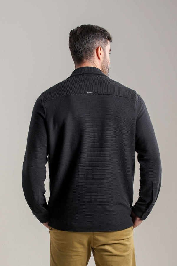 Camisa Texture Preta - Linha Urban