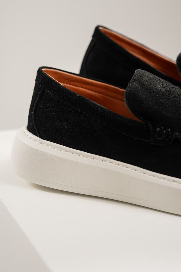 Loafer Portofino Camurça - Linha Resort - Preto