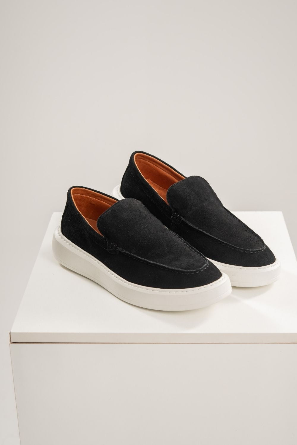 Loafer Portofino Camurça - Linha Resort - Preto