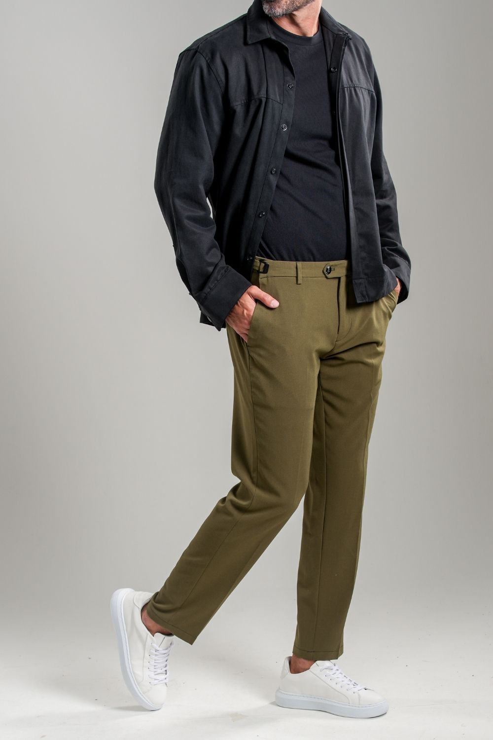 Calça Roman Confort Tec - Linha Rich - Verde Militar
