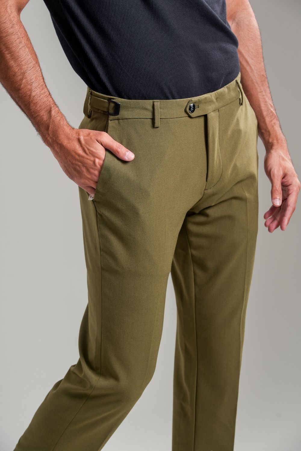 Calça Roman Confort Tec - Linha Rich - Verde Militar