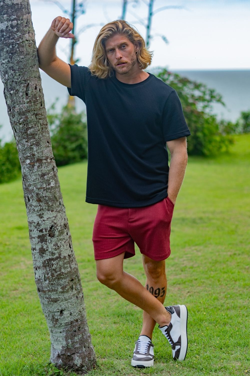 Short Tricô - Linha Urban - Marsala