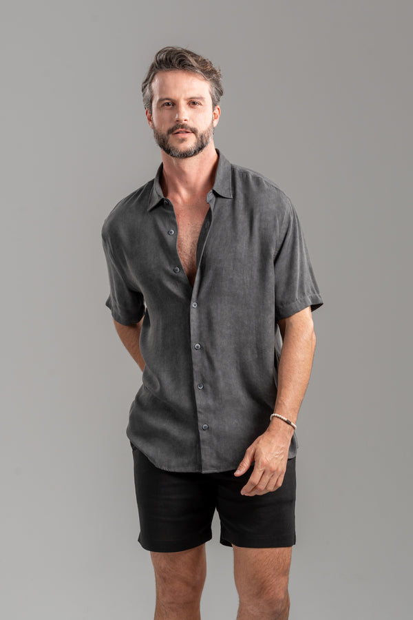 Camisa Easy Vibe Vintage Preta - Linha Urban
