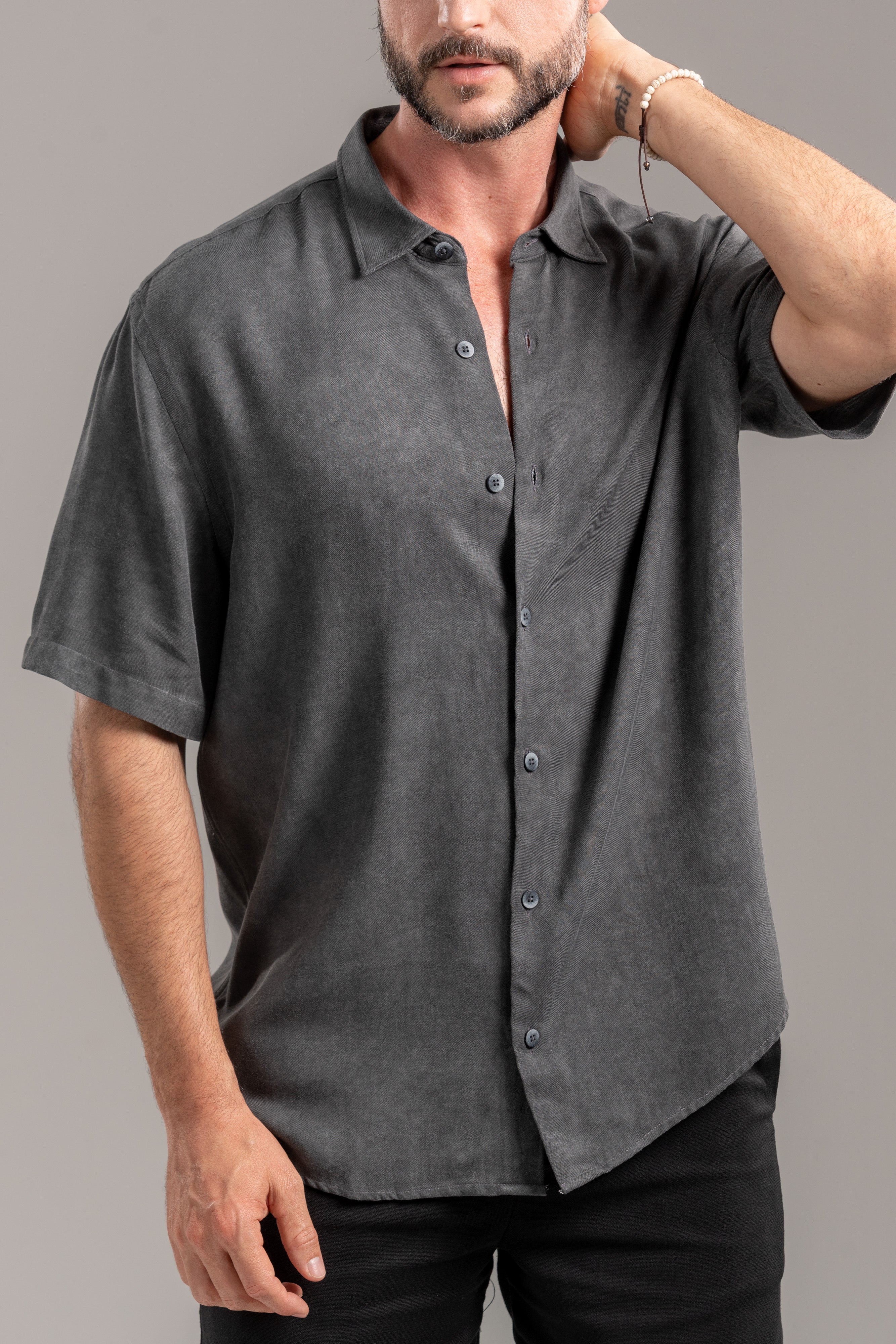Camisa Easy Vibe Vintage Preta - Linha Urban