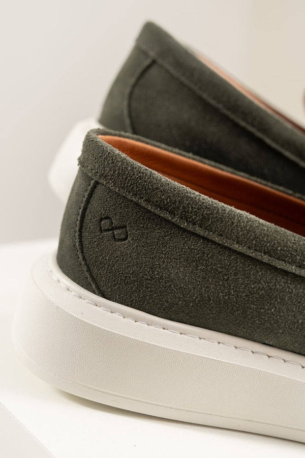 Loafer Portofino Camurça - Linha Resort - Verde Musgo