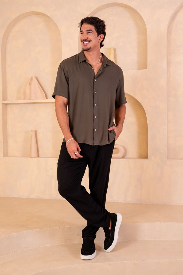 Loafer Portofino Camurça - Linha Resort - Preto