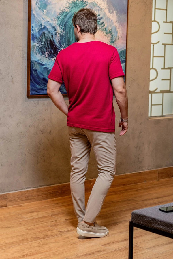 Calça Roman Confort Tec - Linha Rich - Caqui