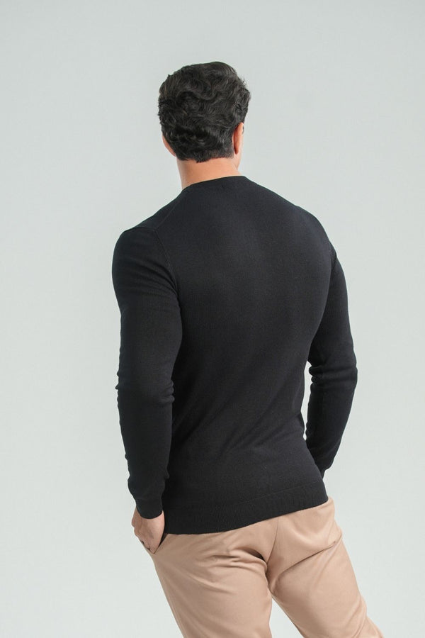 Suéter Tricô Serein Preto – Linha Essential