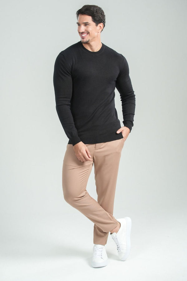 Suéter Tricô Serein Preto – Linha Essential