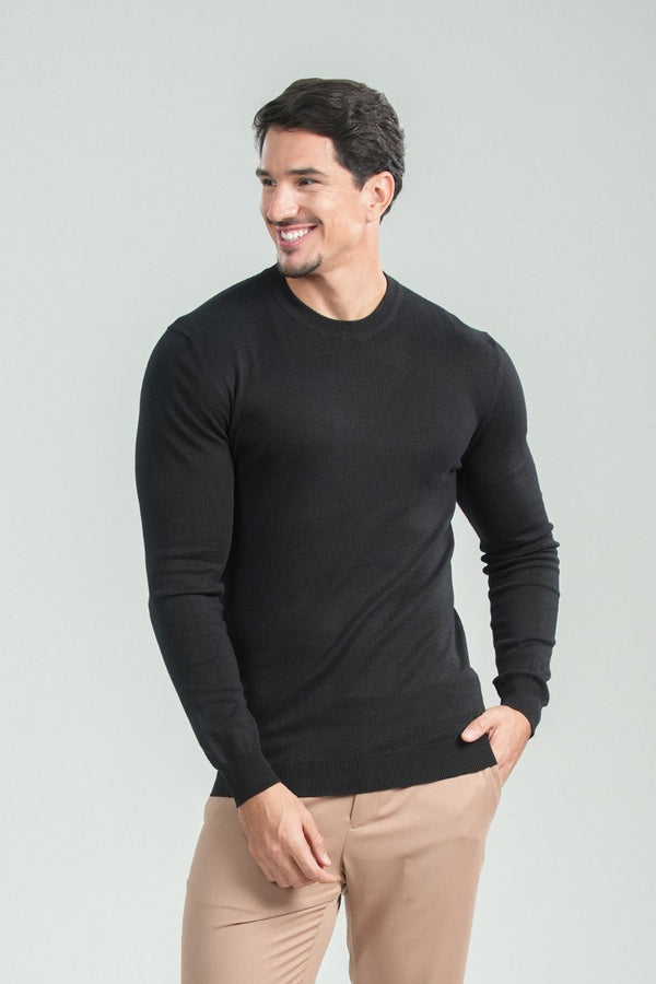 Suéter Tricô Serein Preto – Linha Essential