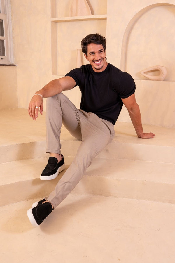 Calça Window Khaki Xadrez – Linha Rich