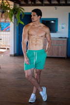 Short Tricô Paradizo Verde - Linha Urban