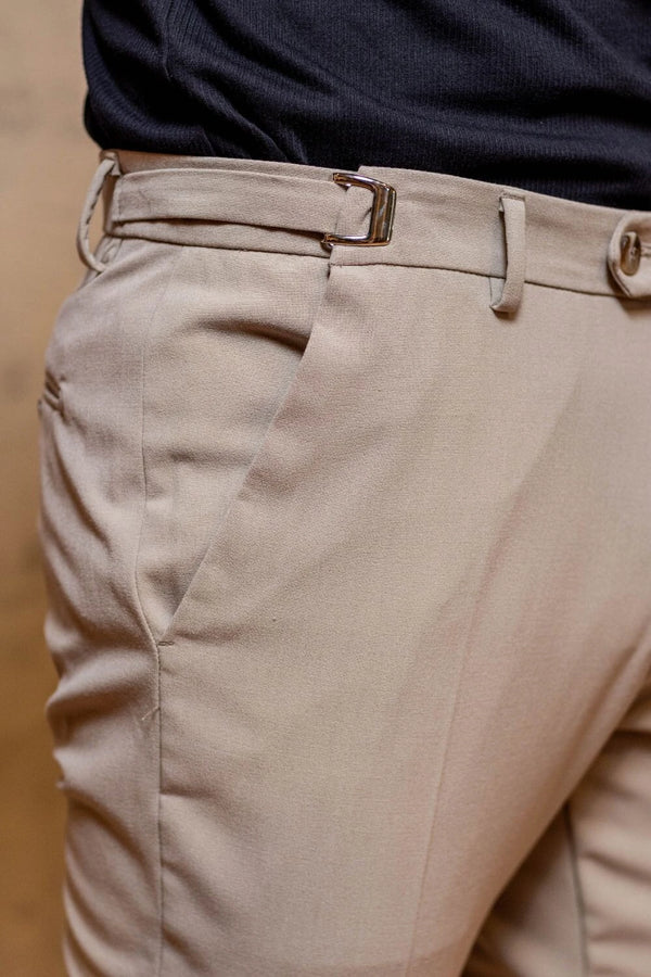 Calça Roman Confort Tec - Linha Rich - Caqui
