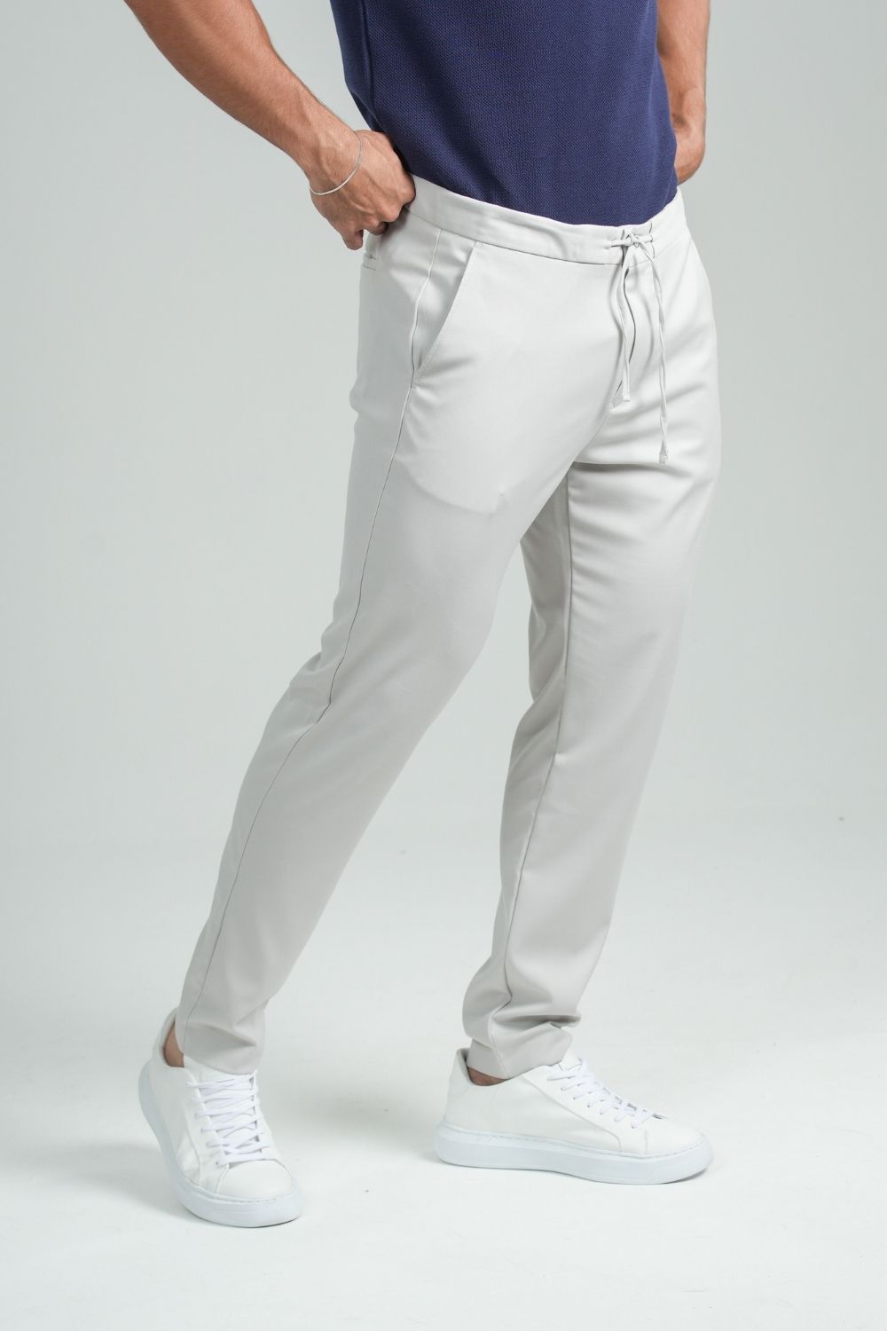 Calça Vance Casual Cinza Claro – Linha Essential