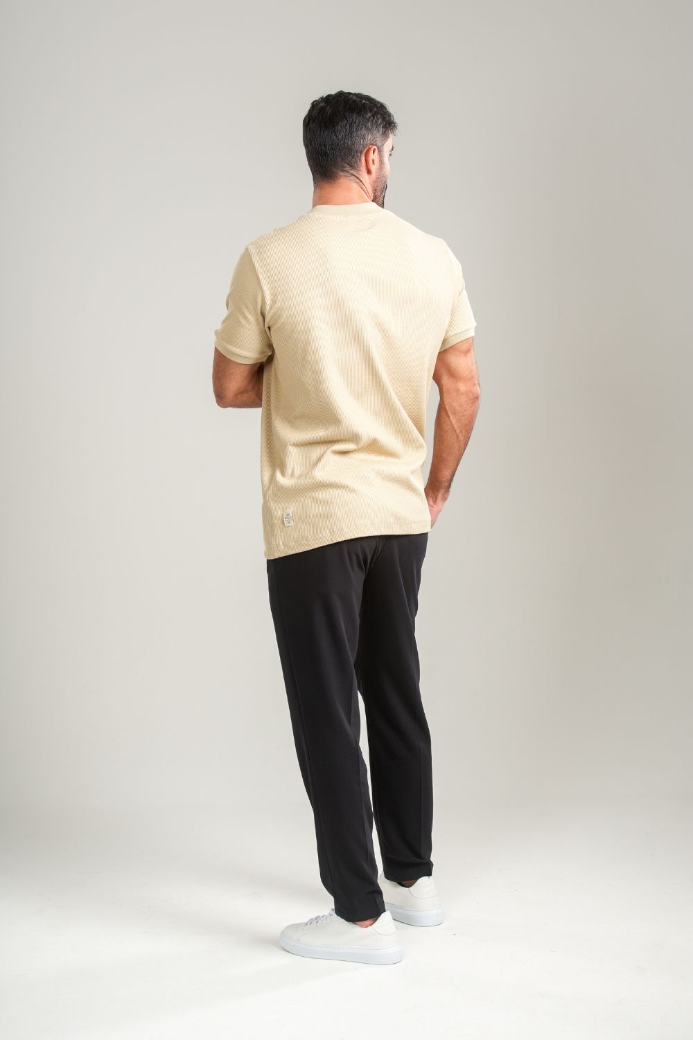 Calça Roman Confort Tec Com Ajuste Cintura - Linha Rich - Preta