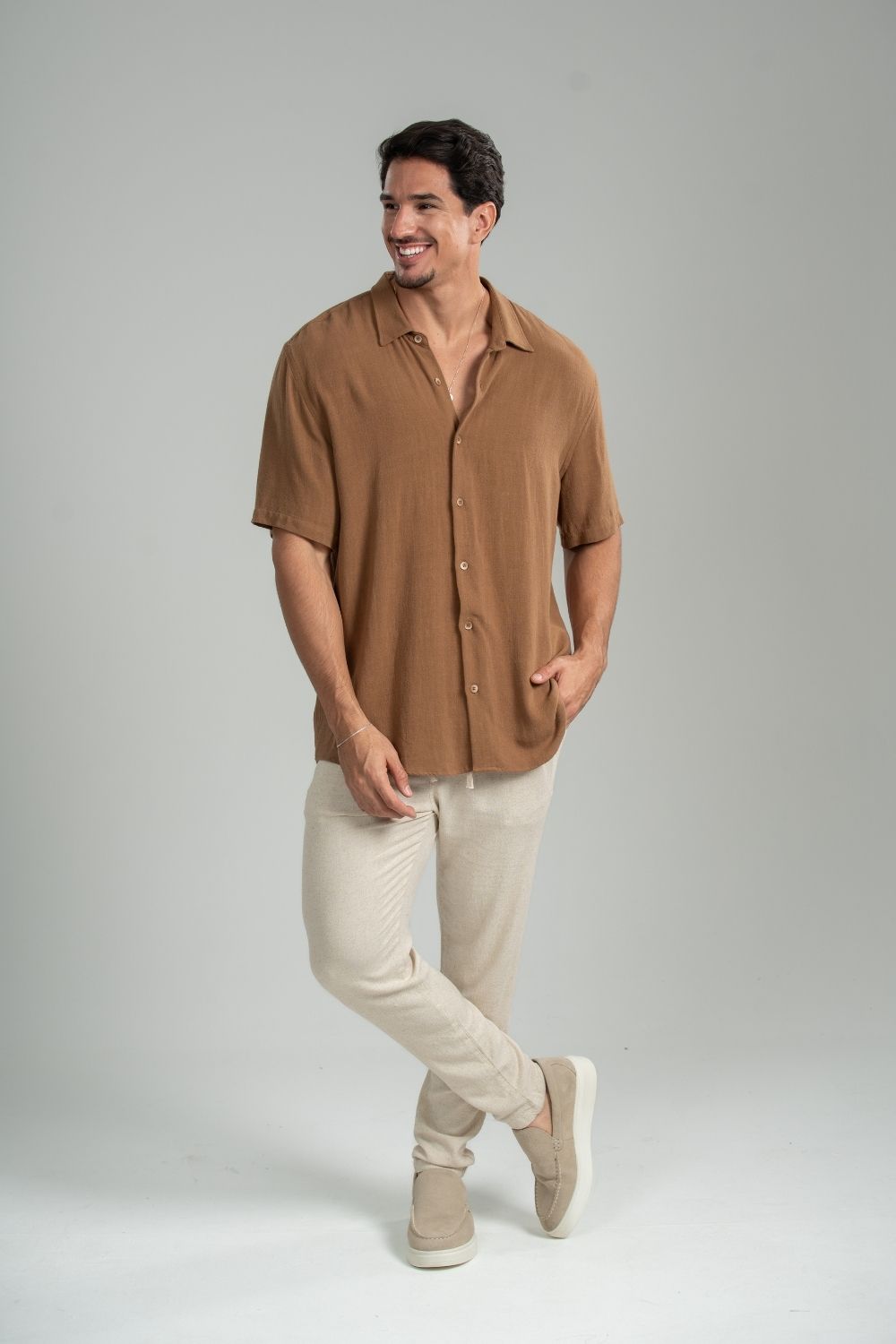 Camisa Great Time - Linha Urban - Marrom