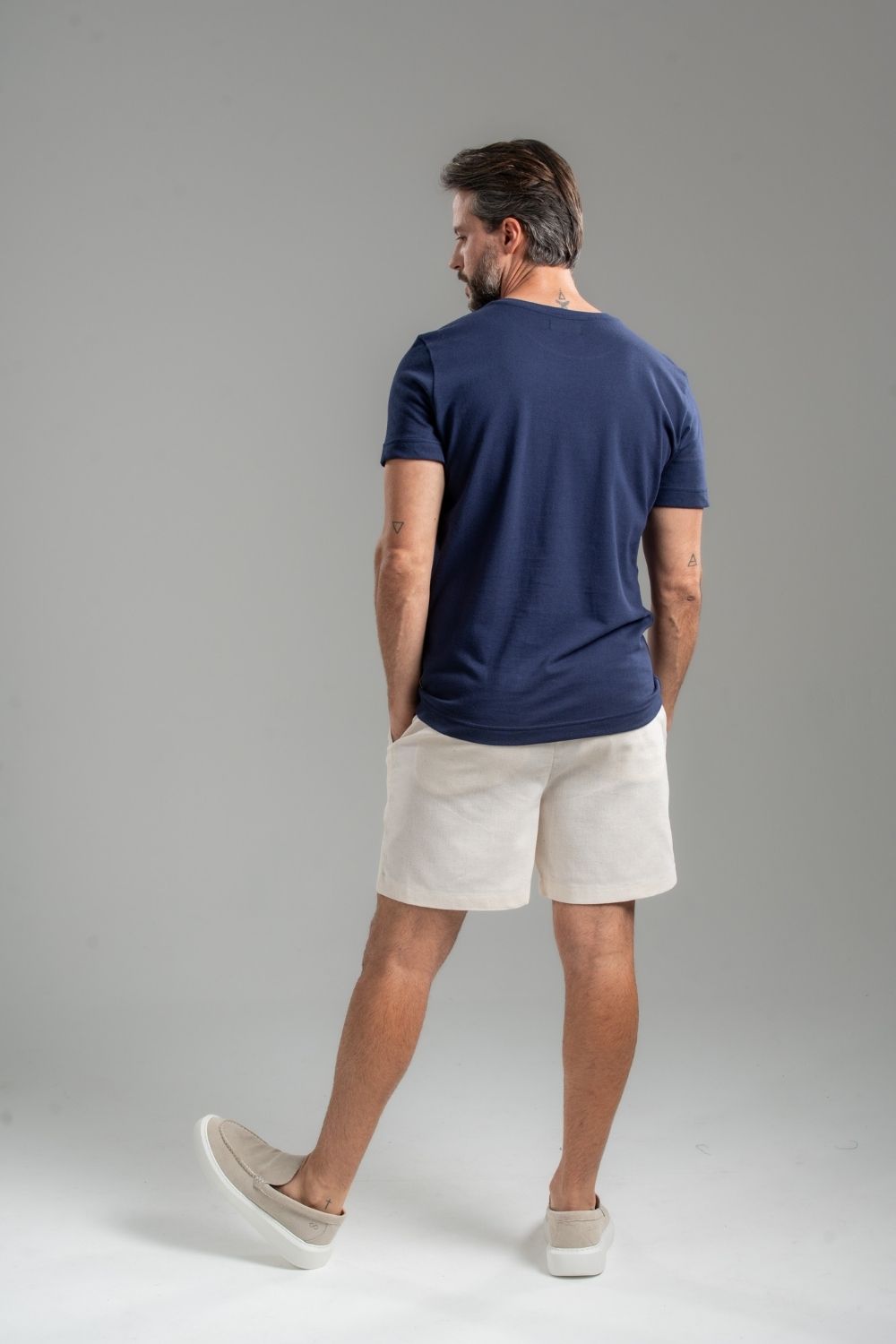 Camiseta Basic Azul Marinho - Linha Essential