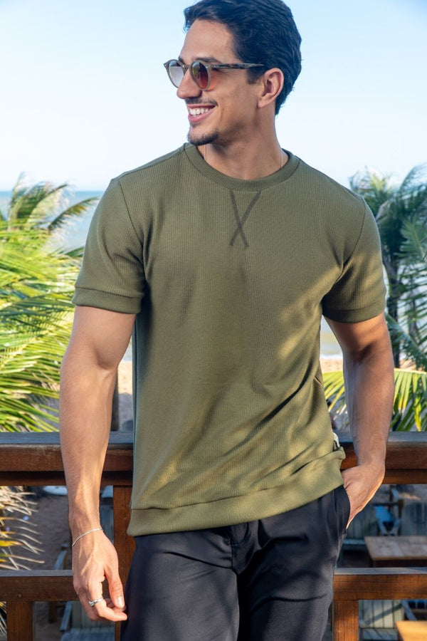 Camiseta Tricô Texturizado Divn – Linha Rich